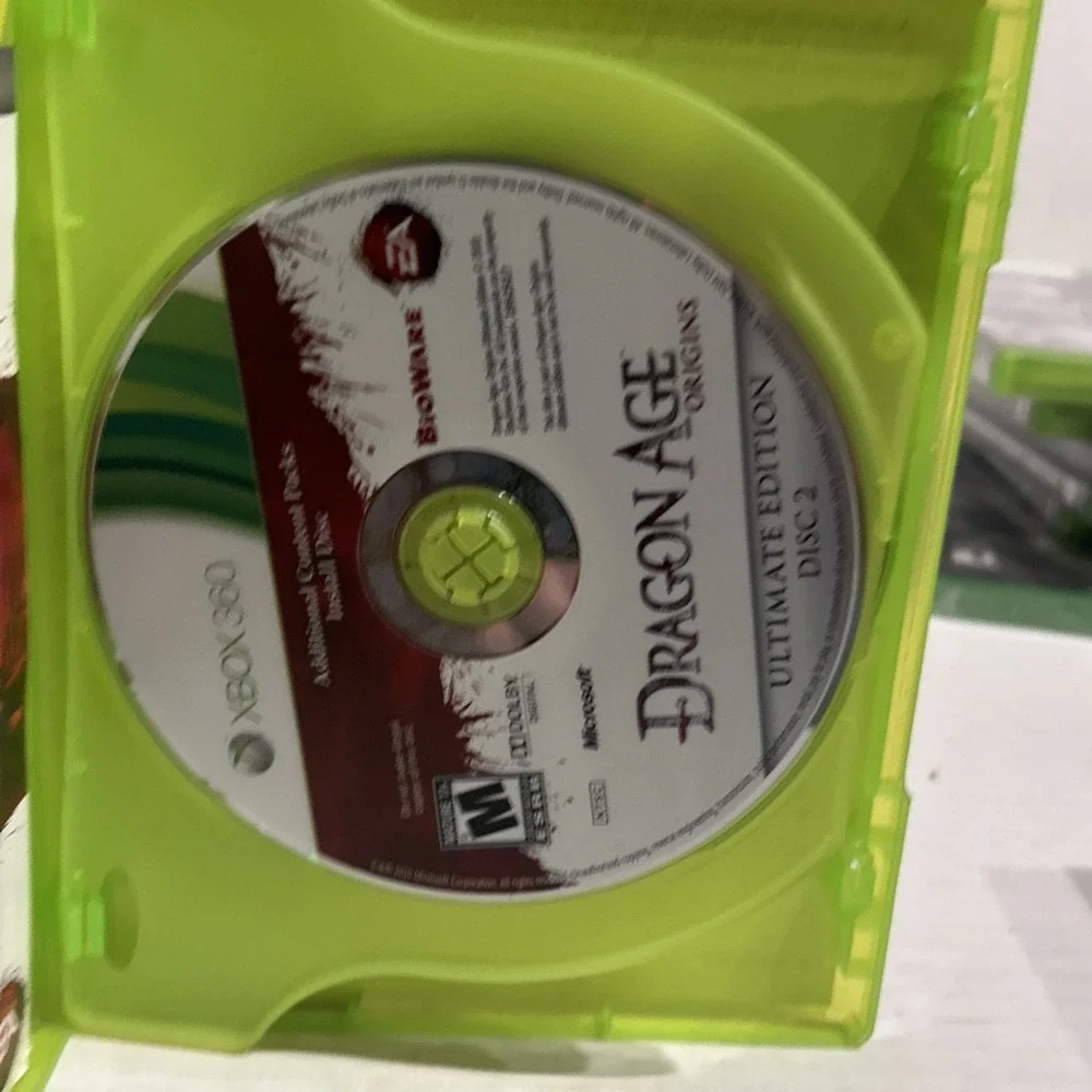 Electronic Arts Dragon Age Origins Ultimate Edition Xbox 360 Manual Included DLC